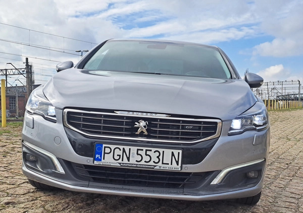 Peugeot 508 cena 62000 przebieg: 200000, rok produkcji 2017 z Gniezno małe 667